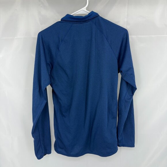 Patagonia Men S Capilene Midweight Baselayer Shirt 1/4 Zip Neck Pullover Blue - Picture 2 of 8